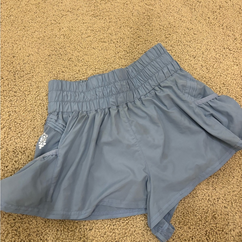 FREE PEOPLE MOVEMENT get your flirt on skort, xs, light blue, perfect condition